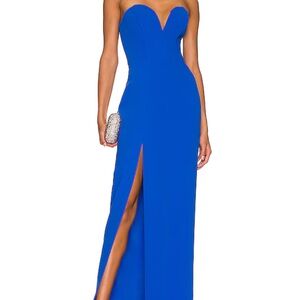 Amanda Uprichard Cherri Gown in Cobalt